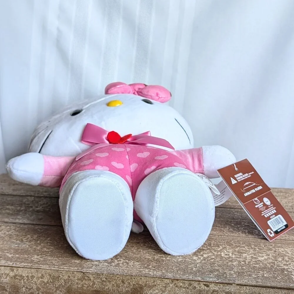 Sanrio Hello Kitty Valentines Day Animated Side Stepper Plush NWT - Picture 6 of 8